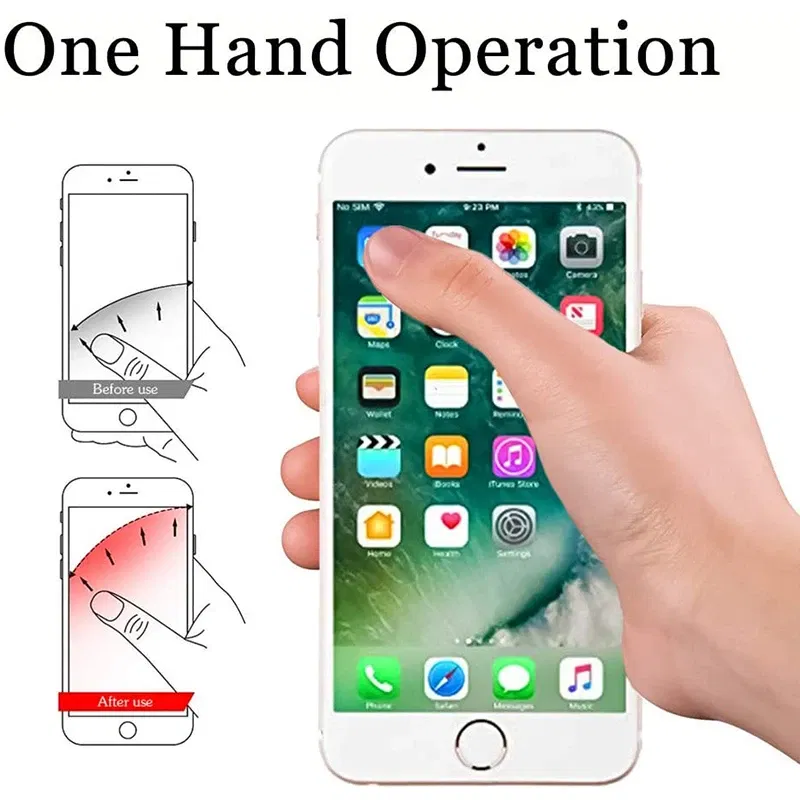 Color: Transparent - New Popular Marble Phone Holder Support Smartphone Popping Phone Holder Pocket Socket Stand for Phones and IPad accessories