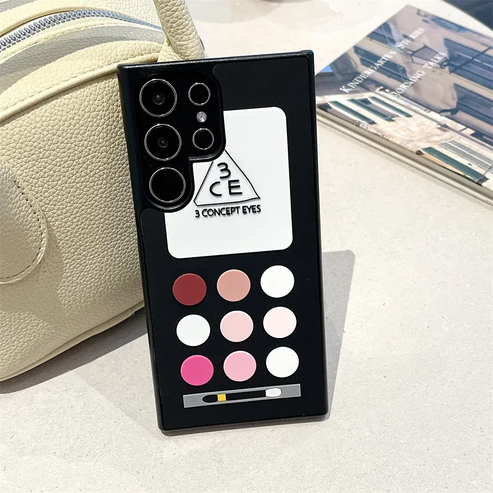 Color: Lavender, Material: tpu - S24 Ultra Case 3D Cute Game Box Design Cellphone Luxury for Samsung Galaxy S23 S24 Ultra Phone Cases Cartoon Shockproof Cover