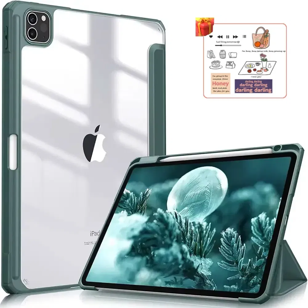 Color: Blue, Size: 12.4 - For ipad 10th generation case iPad Air 11 inch M2 Air 6 Air 5 4th 10.9 Pro 11 M4 Air13 M2 mini 7 6 10.2 7 8 9th Pro 11 12.9 case