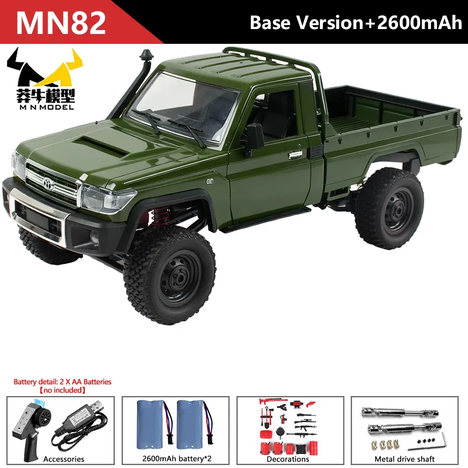 Color: plum - MN MODEL 1/12 4x4 2.4G Remote Control Climbing Car Professional LC79 Truck Off-road Vehicle Rock Crawler All Terrain Pickup Toy