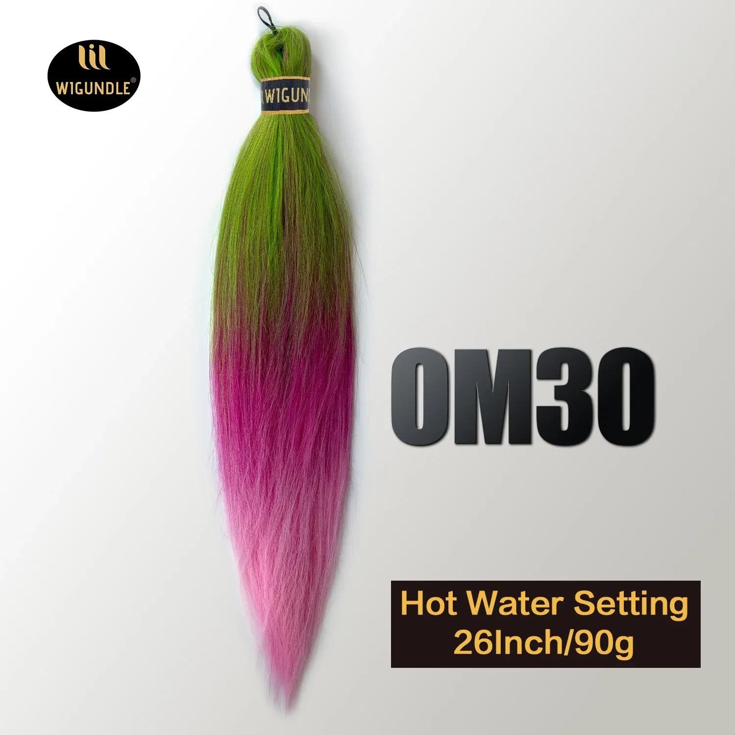 Color: #16, Stretched Length: 26inches, Bulk Buy: 3Pcs/Lot - Kanekalon 26inch Hot Water Set Pre Stretched Jumbo Braiding Hair Box Twist Braids Synthetic Hair Extensions For Women Soft Yaki