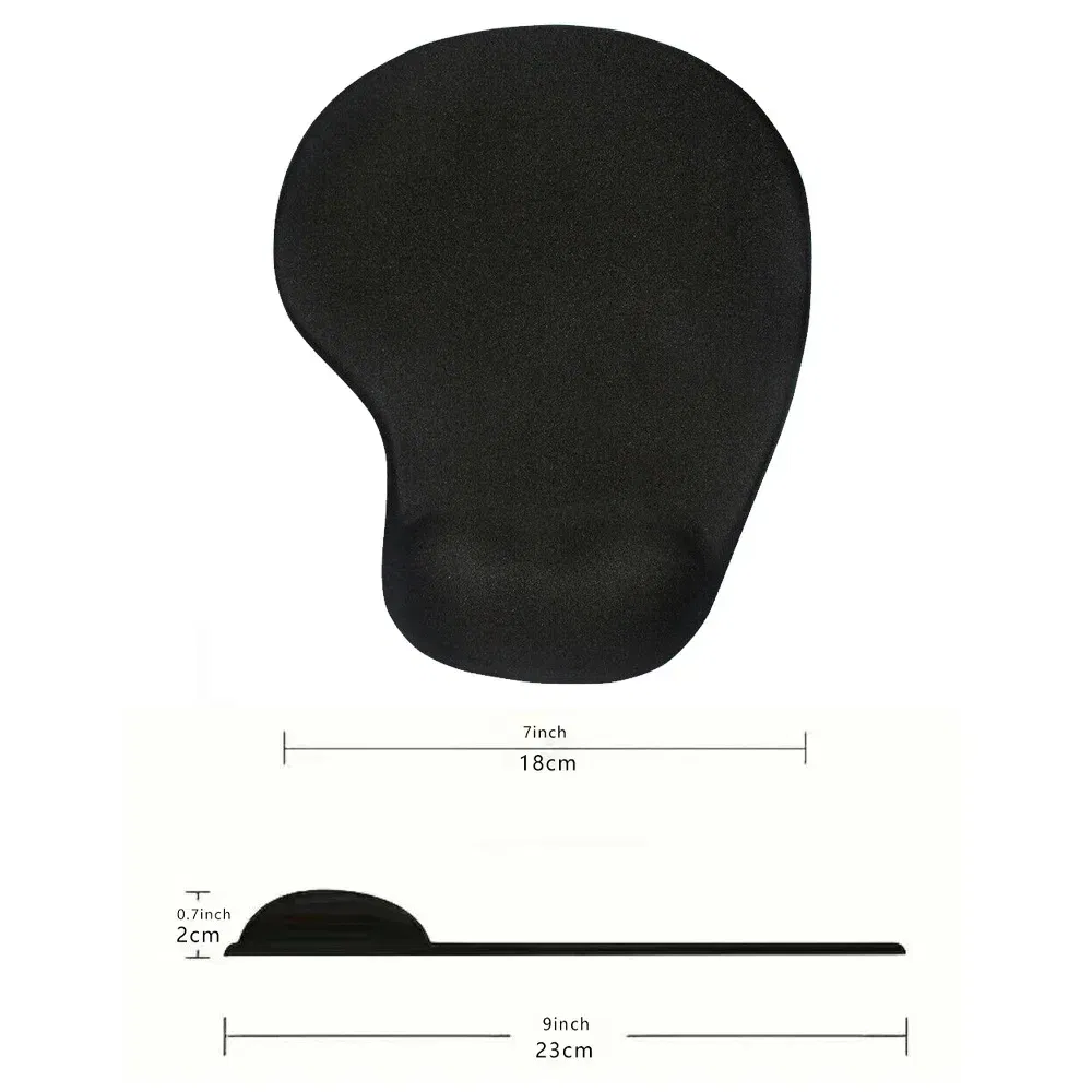 Color: SKY BLUE - Mouse Pad Desk Mat for PC Laptop Ergonomic Non-Slip Mousepads Wrist Pad Rose Gold Series Office Accessories Mouse Mats