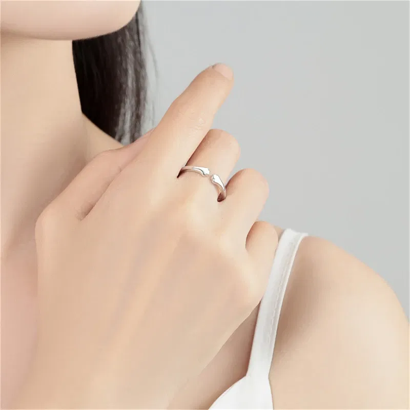 Gem Color: Black - Real 925 Sterling Silver Ring Simple round Inlay Zircon Fit Charming Bracelets Women DIY Engagement Gifts Exquisite Jewelry