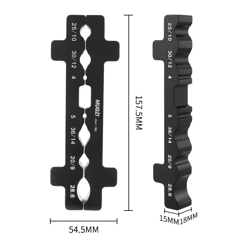 Color: Brown - MUQZI Universal Bench Vise Jaw Inserts Vise Pads for Pedal Seatpost Cassette Fork Hub Bike Tool Compatible with Any Metal Vise