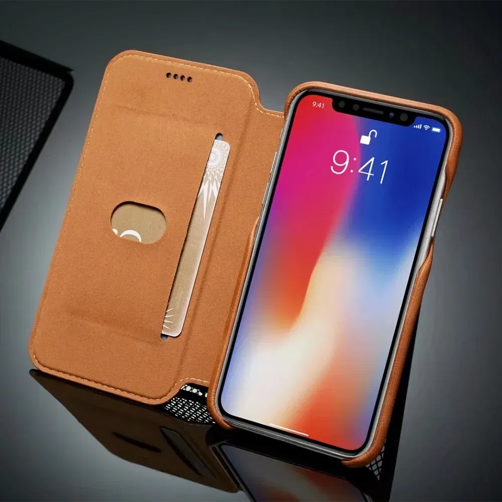 Color: Sky blue, Material: Wood - Luxury Ultra Thin Leather Case Flip Cover for Samsung S24 S23 S22 S21 S20 FE Ultra Plus A53 A52s S10  A50 S9 Note 20 10