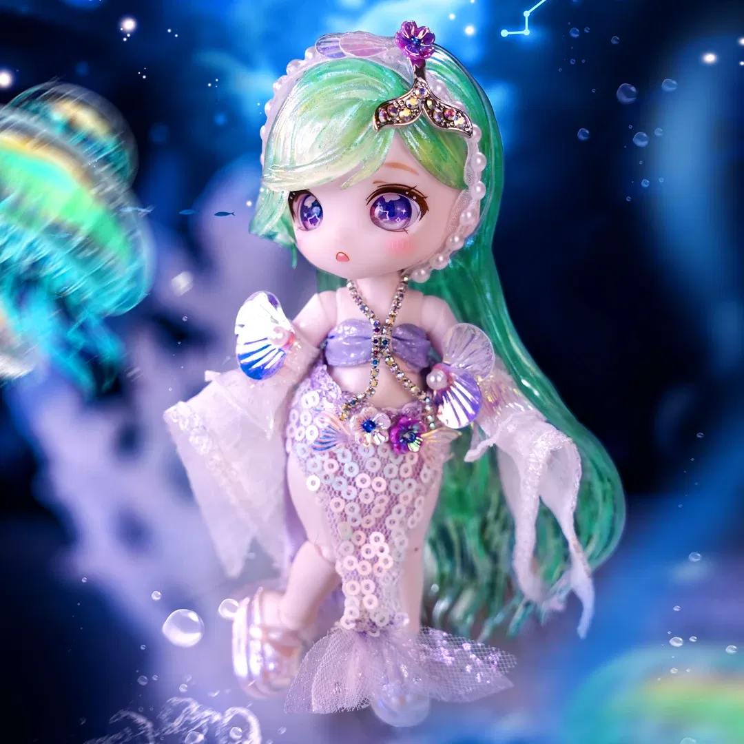 Color: Blue - ICY DBS Dream Fairy Season 2 Constellation Maytree OB11 Doll BJD collectible Cute Animal 13cm SD Gift