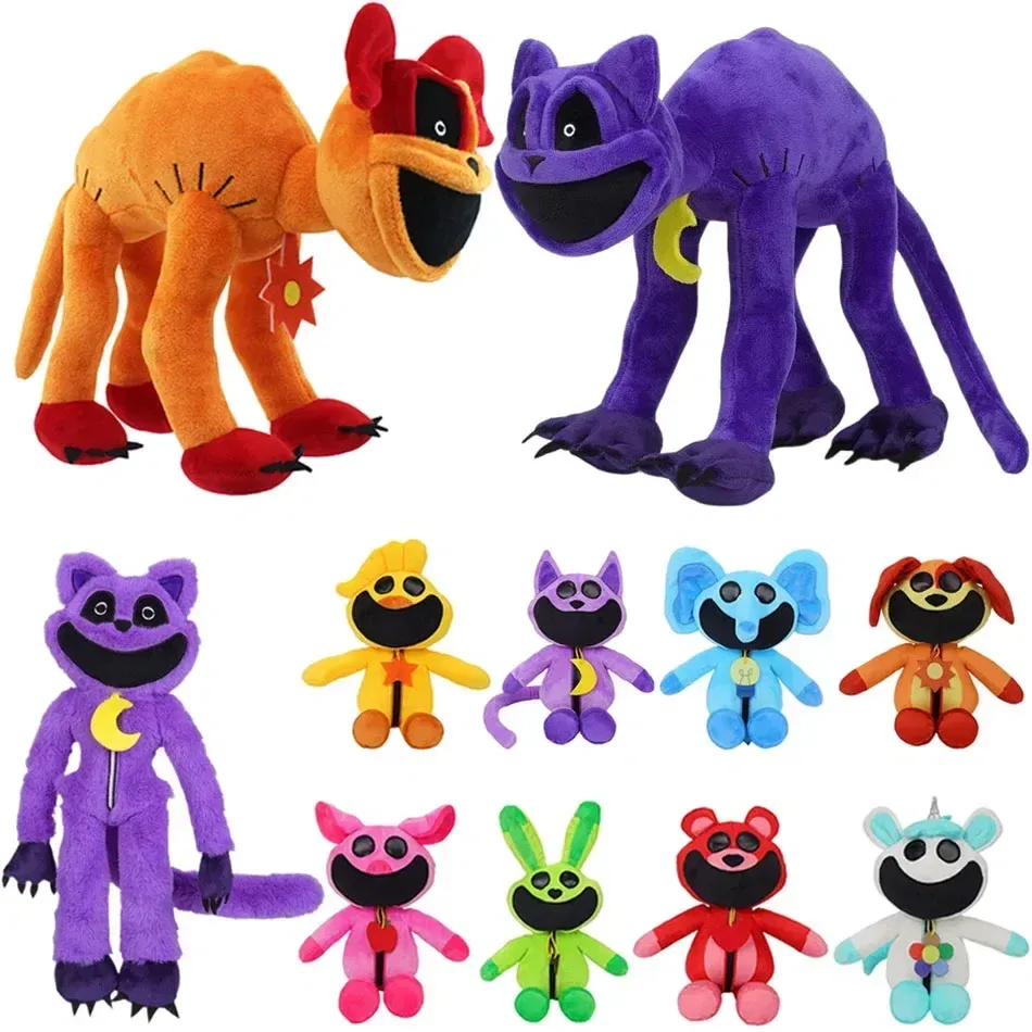 Color: Gold - Smiling Critters Plush Toys Catnap Dogday Stuffed Dolls Cartoon Aminal Game Peripherals Plush Toys Kids Birthday Christmas Gifts