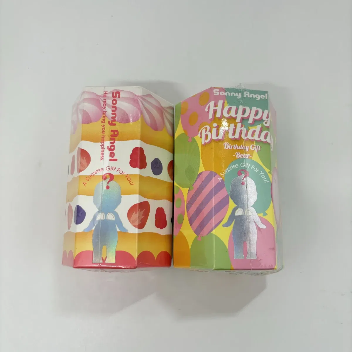 Color: Yellow, Ships From: CHINA, Size: Other - SonnyAngel Mini Figure He may bring you happiness Series  Happy Birthday Gift Bear Blind Box  Toy for Girl Mystery Box