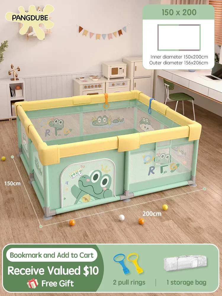 Color: Blue, Ships From: CHINA - PANGDUBE Panda Baby Playpens Children's Playpen Optional 4 Sizes Playpen for Baby Activity Gym Kids Play Fence Playground