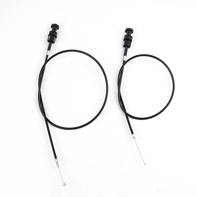 Color: Lavender - 1Pcs 770mm/950mm Pull Choke Cable Throttle Assembly For Yamaha PW50 damper cable Motorcycle Pit Dirt Bike Motocross Accessories