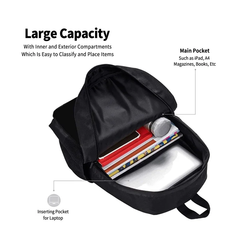 Color: Dark Grey, Ships From: CHINA - 2Pcs Set School Backpack for Age 5-10,Light Weight Kids Backpack,Cartoon BrainRot Printed School Bags for Boys Girl,Best Gift
