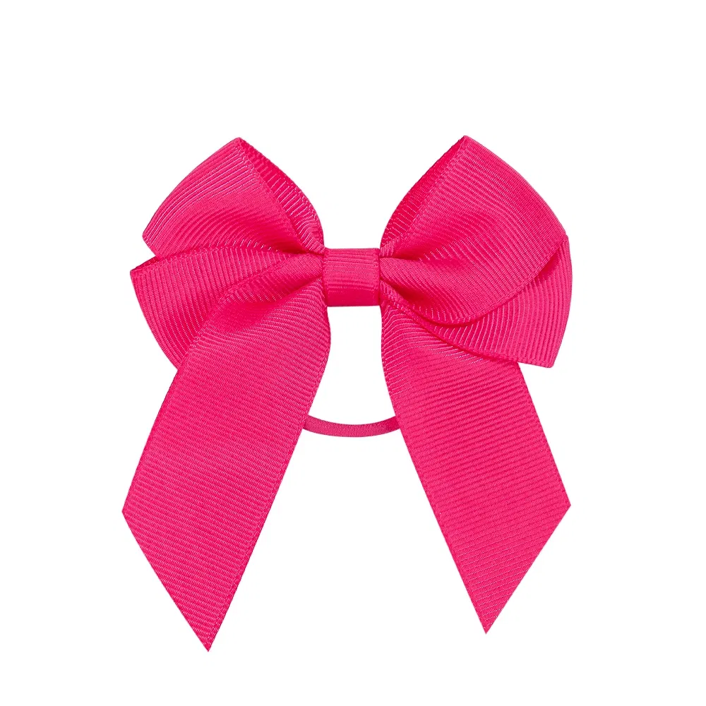 Sweet Hair Ribbon Hair Band for Girls Toddler Cheer Bow Head Rope Kids Headwear Double Ponytail Support Hair Accessories