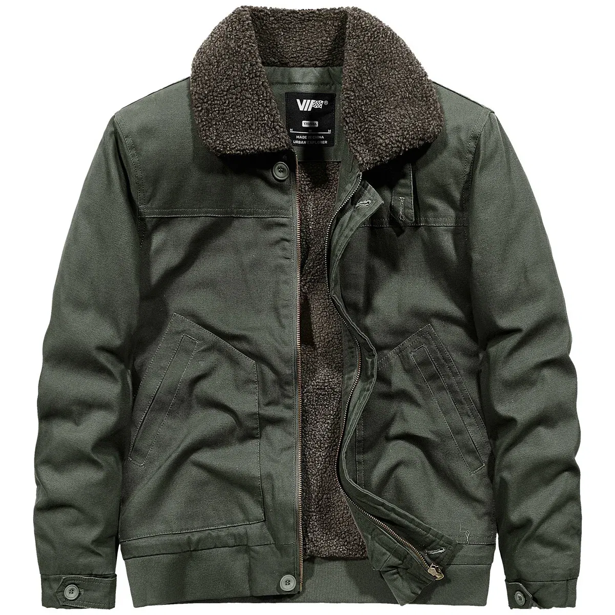 Color: army green, Size: XXL - Men's Cold Jackets Knitted Coat Winter Coats Bomber Mens Sweat-shirt Designer Clothes Down Light Style Clothing Hooded Cardigans