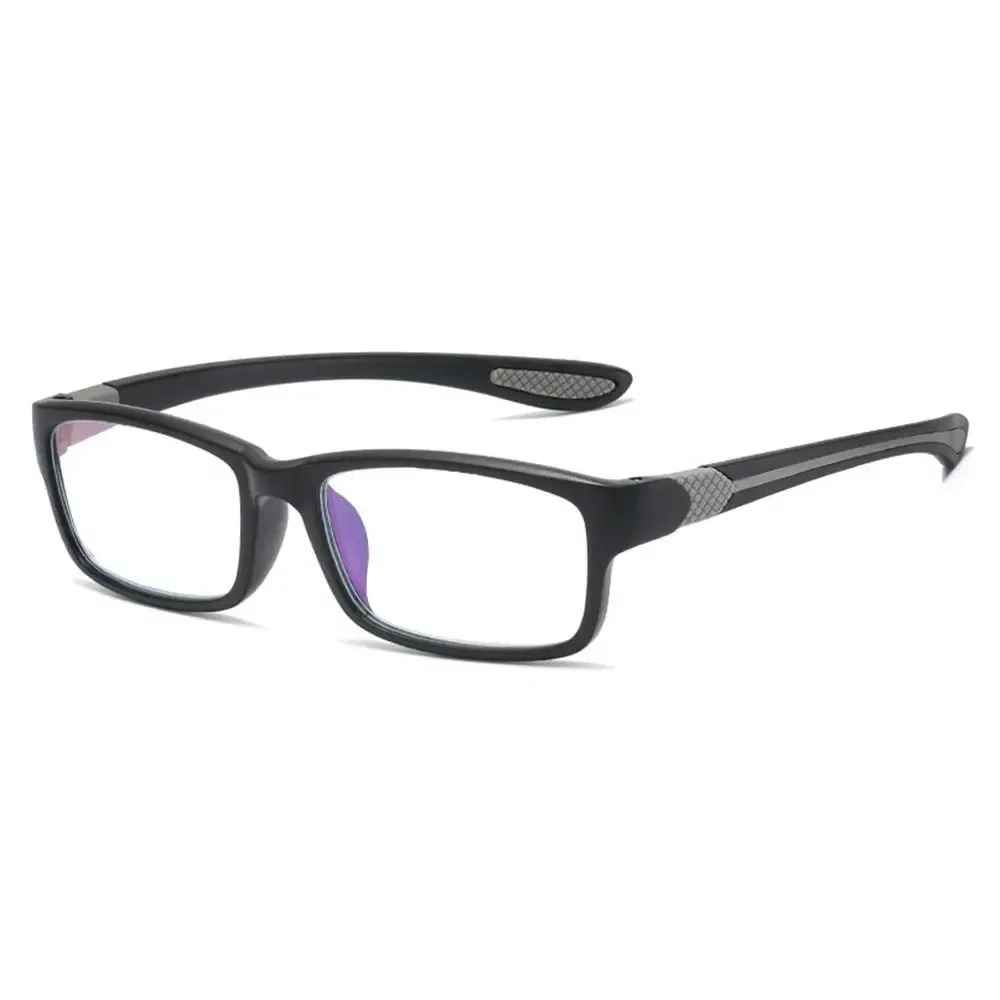 Frame Color: Khaki, Eye Prescription: +25 - Reading Glasses Men Fashion Sports Anti-blue Light Blocking Reading Eyewear Grey Red TR90 Frame Presbyopia Eyeglasses