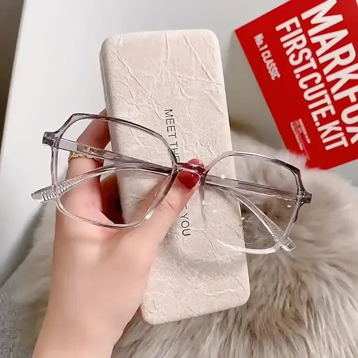 Frame Color: GRAY, Ships From: CN - Transparent Computer Glasses Frame Women Men Anti Blue Light polygon Eyewear Blocking Glasses Optical Spectacle Eyeglass