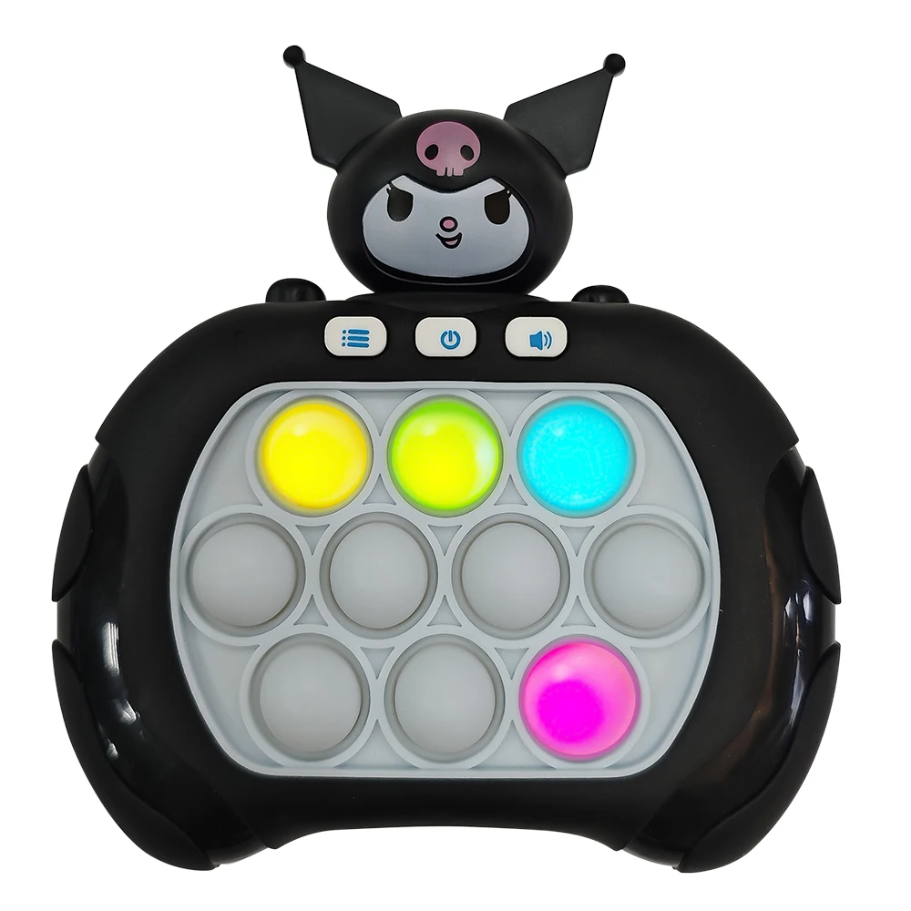 Color: Lime - 2024 New Pikachu Quick Push Game Pop Up Fidget Bubble Electronic Pop it Pro Game Light AntiStress Toys For Adult Kids Gift 2024