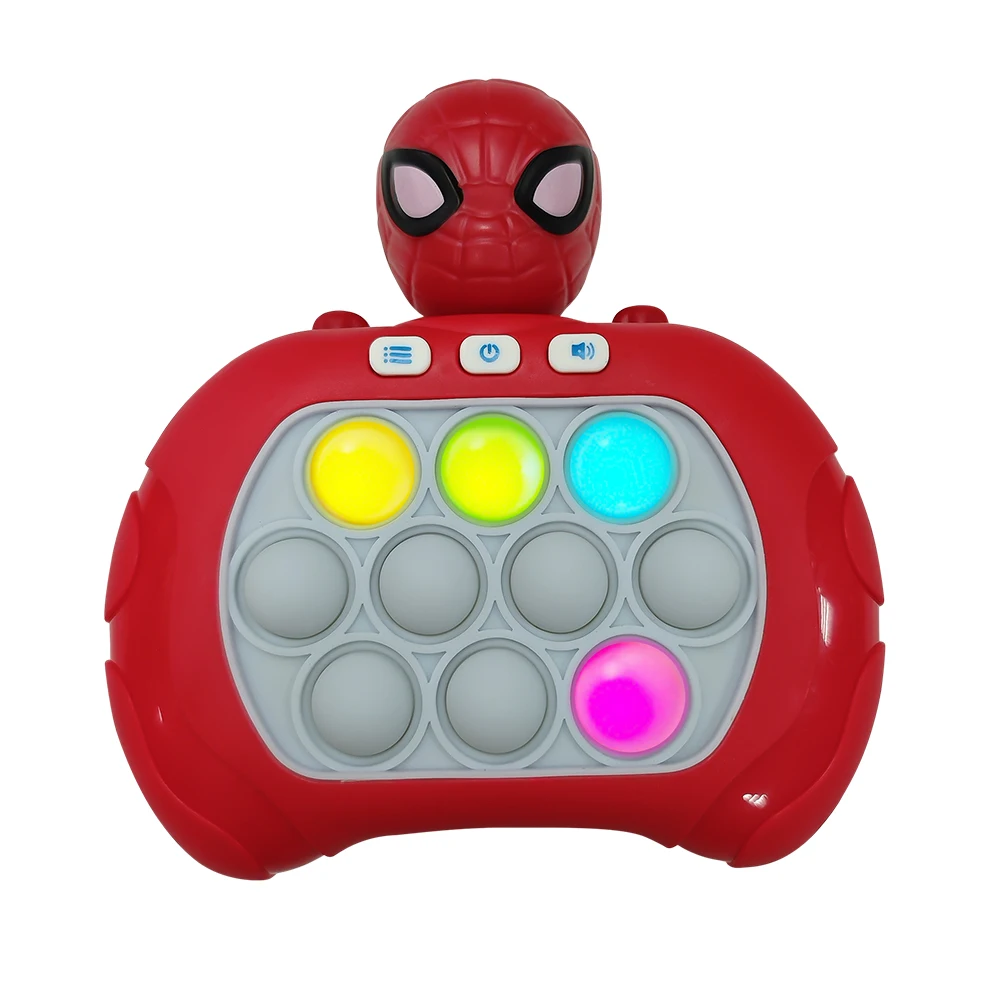 Color: Lime - 2024 New Pikachu Quick Push Game Pop Up Fidget Bubble Electronic Pop it Pro Game Light AntiStress Toys For Adult Kids Gift 2024