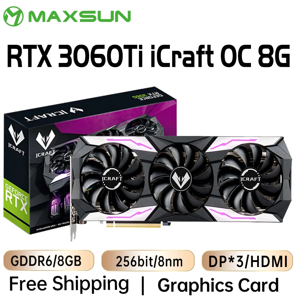 Color: black, Ships From: CHINA - To Graphics Cards RTX 4070 4060TI 4060 3060 3060TI 3050 3070 GPU NVIDIA Gaming Video Card Desktop Computer components