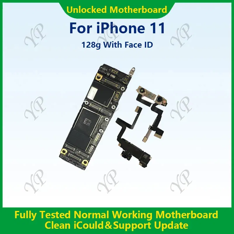 Color: Skin Color, Ships From: CHINA - Top Fully Tested Authentic Motherboard For iPhone 11 Pro Max 64g/256g Unlocked Mainboard With Face ID Cleaned iCloud Fast