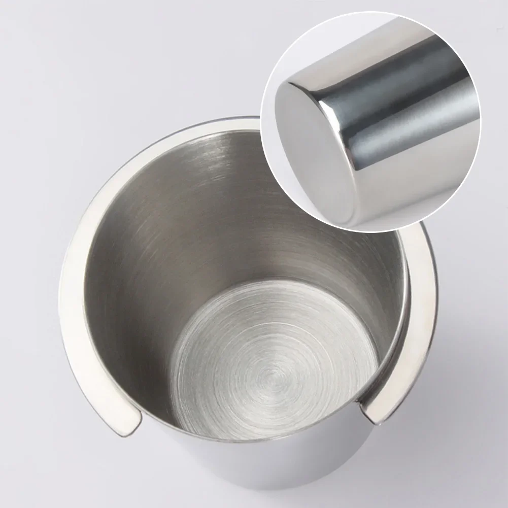 Color: Red - Coffee Dosing Cup 51/54/58mm Coffee Bean Measuring Cups Stainless Steel Replacement Cafe Barista Tool for Espresso Machine