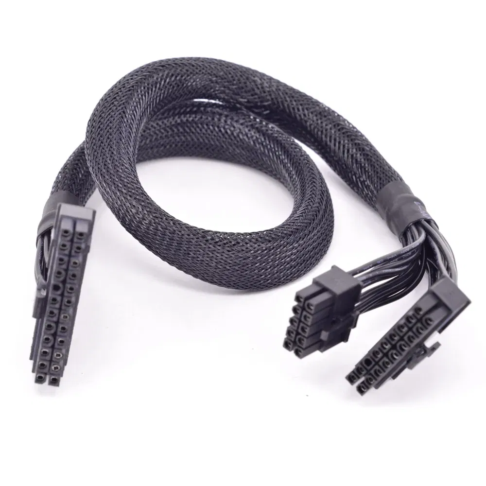 Color: Brown, Cable length: Other - For Cooler Master V Series V850 V1000 V1200 ATX 24 Pin CPU PCI-e 6 6+2 8 Pin Peripheral 4 Pin SATA Power Supply Cable