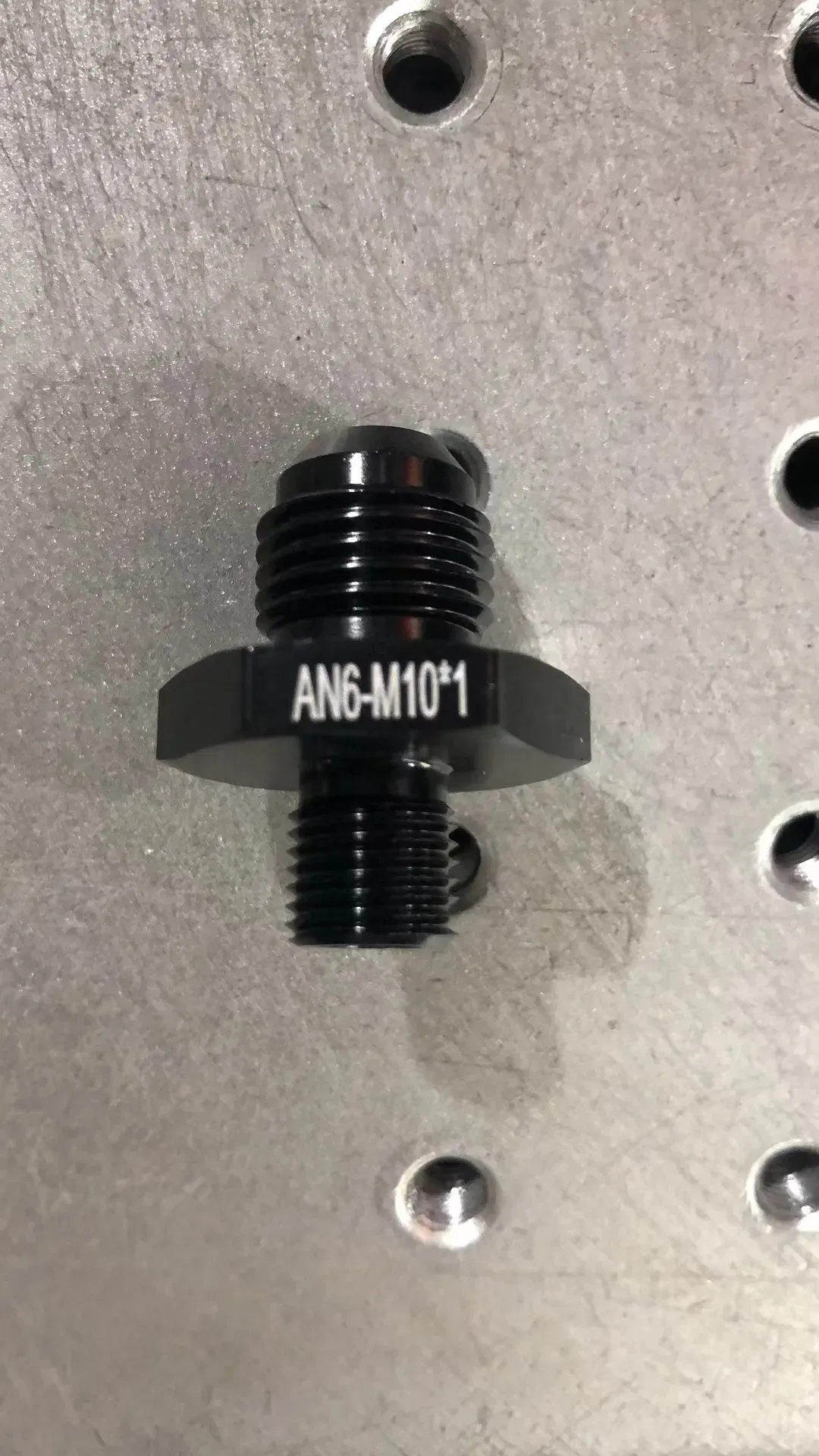 Color: PURPLE - Aluminum Straight Adapter Oil Cooler Fitting AN6 An10 To 1/2 3/8 1/4 Npt M10 M12 M14*1.5,an8 To M12*1.5 AN10-AN12