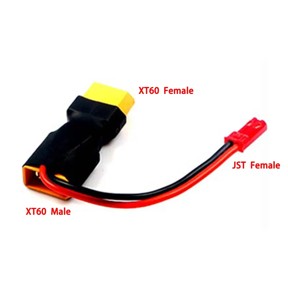 Color: Red - 1pcs XT60 XT T plug Female to Male JST Male / Female  Adapter For RC Helicopter Quadcopter LiPo Battery Plug Connector