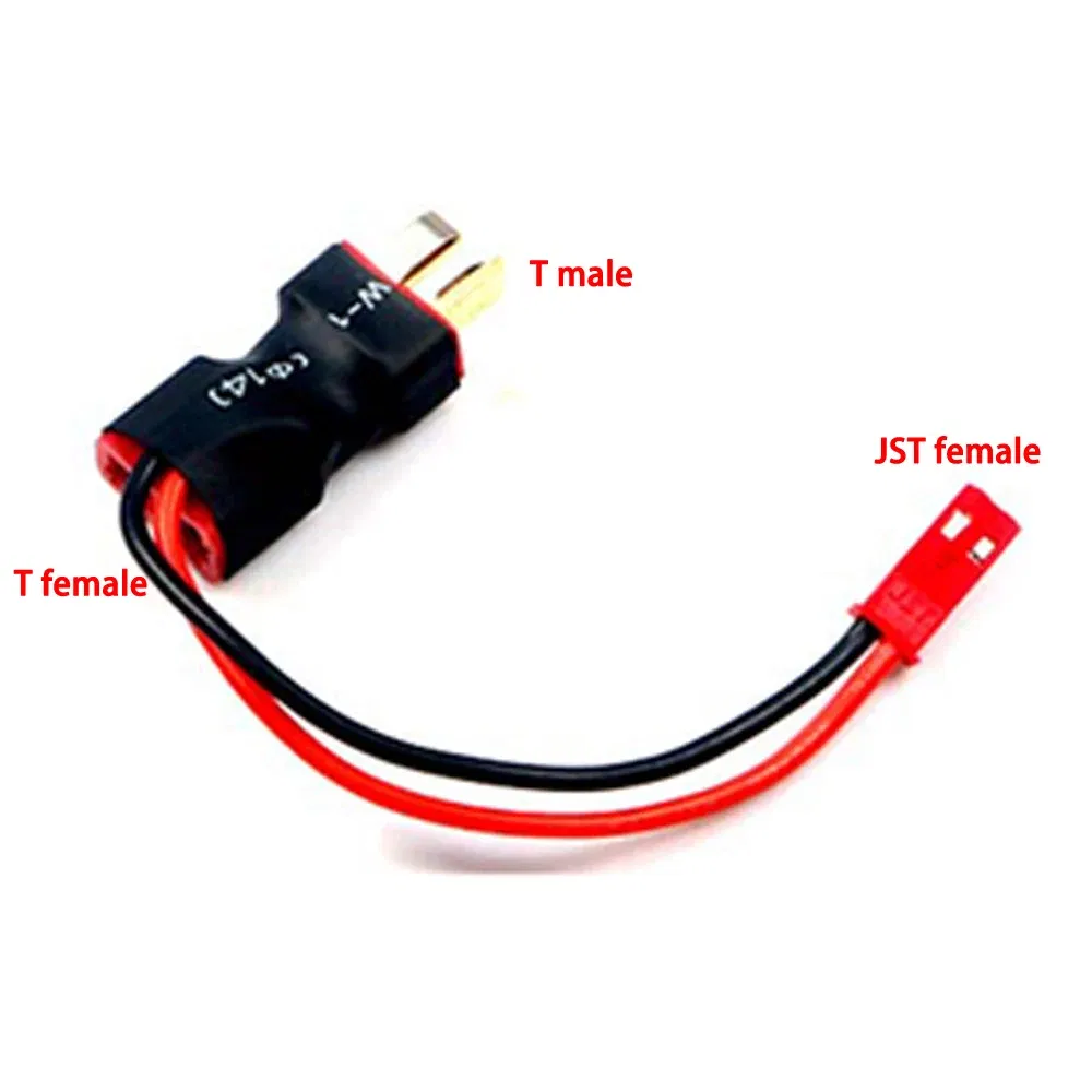 Color: Red - 1pcs XT60 XT T plug Female to Male JST Male / Female  Adapter For RC Helicopter Quadcopter LiPo Battery Plug Connector