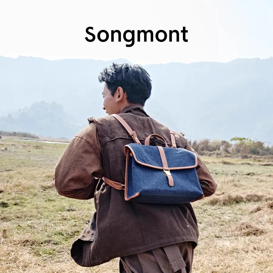 Color: Dark Grey - Songmont Mountain Rambler Backpack, Unisex Convertible Briefcase for Work Commute & Crossbody Carry