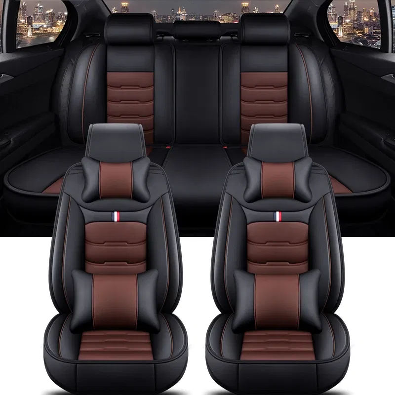 Color Name: milky, Ships From: CHINA - Universal Car Seat Cover for HYUNDAI All Car Models Solaris Sonata Creta Encino Elantra Ix25 Ix35 Kona Auto Accessories Interior