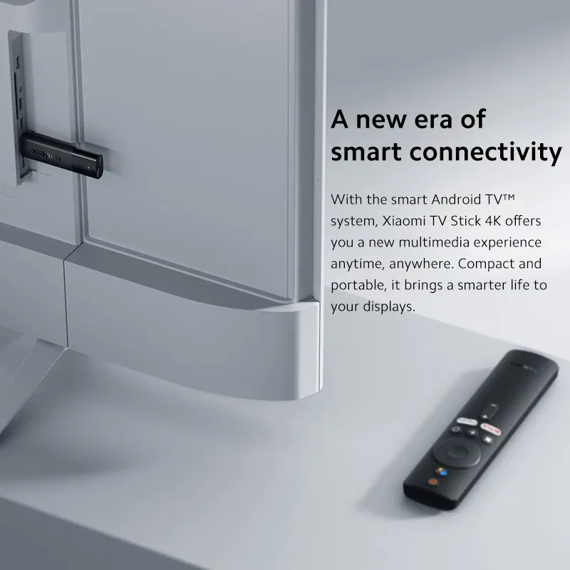 Color: Blue, Ships From: CHINA - [World Premiere] Global Version Xiaomi Mi TV Stick 4K Android 11 BT5.0 TV Dongle Portable Streaming Media Multi Language