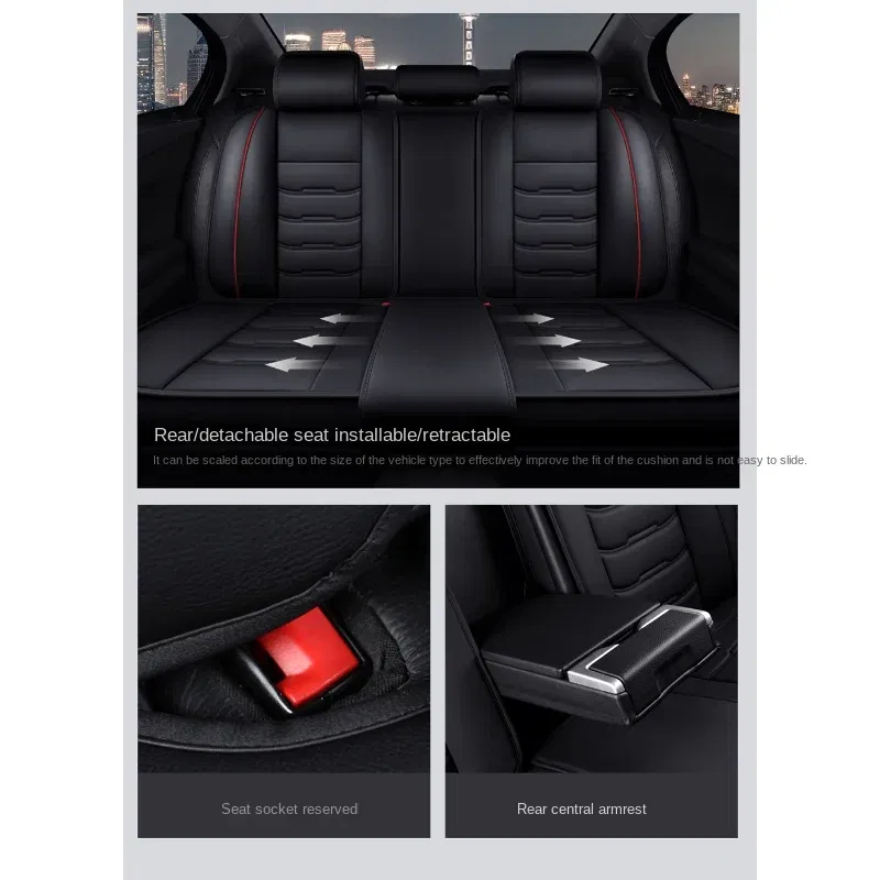 Universal Car Seat Cover for HONDA All Car Models Civic City CRV CRZ Accord Elysion Fit Jade Jazz Accessories Interior Details