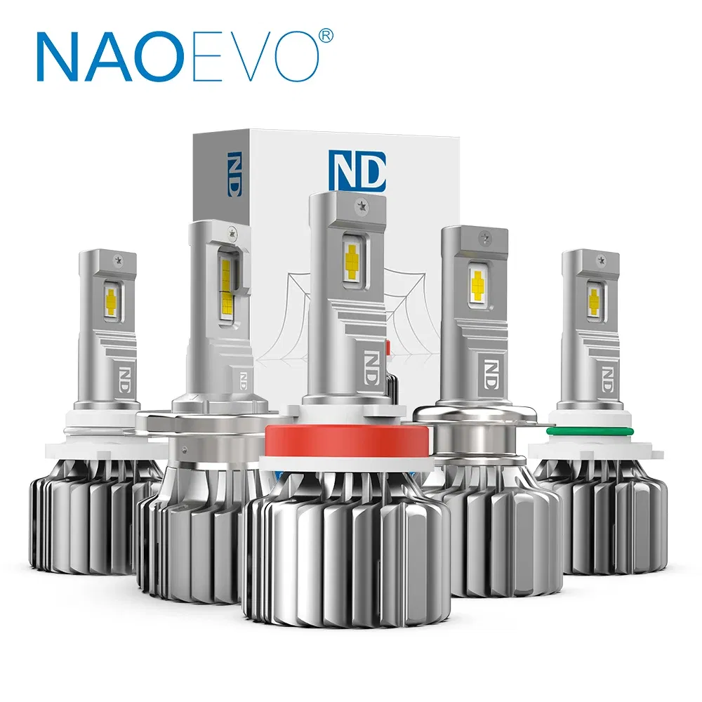 Emitting Color: Blue, Ships From: CHINA - NAOEVO H7 LED Canbus H4 Lamp 140W 16800LM Anti Error HB4 6000K luces Led HB3 9005 H11 Car Headlight Bulb farol do carro lâmpadas