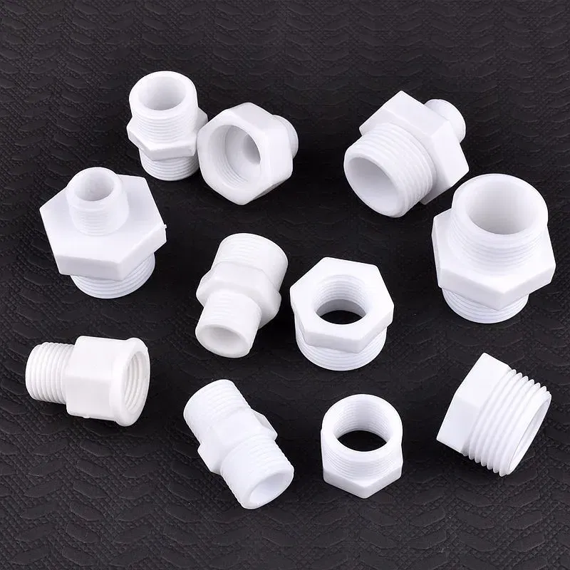 Color: Yellow, Diameter: 1'' - 2~20PCS 1/2"3/4"1"Inch PVC Male/Female Thread Equal Path/Reducer/Bushing Joint Fish Tank Garden Irrigation Water Pipe Connectors