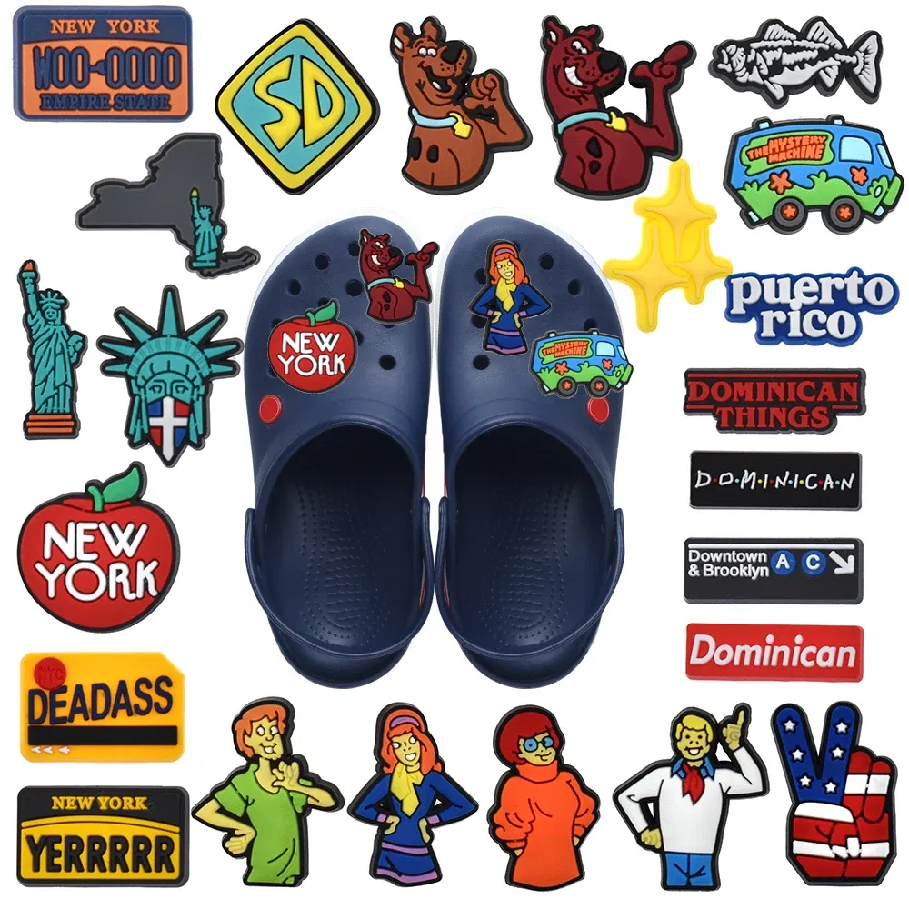 Color: Lemon yellow, Ships From: CHINA - Cute Word Shoe Charms Anti  Club  Rockin Croccin Heart Hella Hyphy Golden State Peace Sad Black  Buckle Accessories