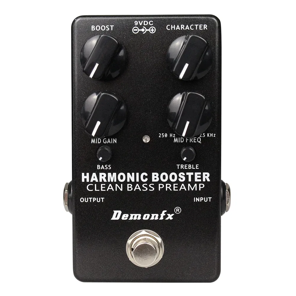Color: Brown - Demonfx High quality Guitar Effect Pedal Wah Distortion Overdrive Delay Reverb Compressor Booster Pedal