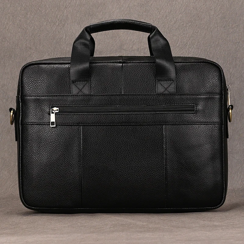 Color: Clear, Ships From: CHINA - Newsbirds Leather Men Briefcase Doctor Layer Business Man Laptop Bag 15 6 inches Genuine Leather Computer Bags Men Male Tote Bag