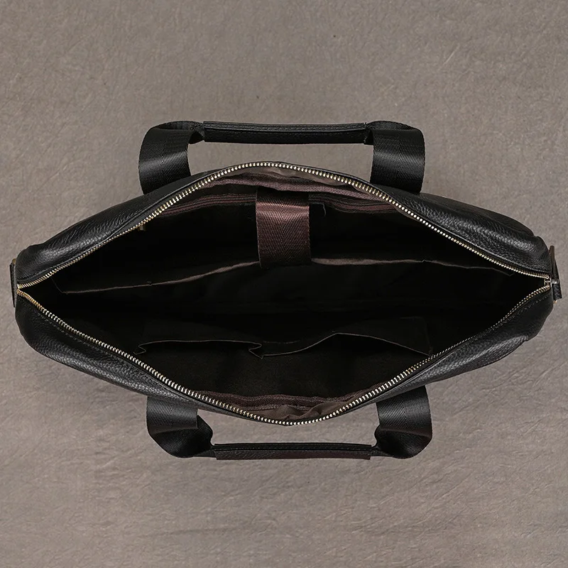 Color: Clear, Ships From: CHINA - Newsbirds Leather Men Briefcase Doctor Layer Business Man Laptop Bag 15 6 inches Genuine Leather Computer Bags Men Male Tote Bag