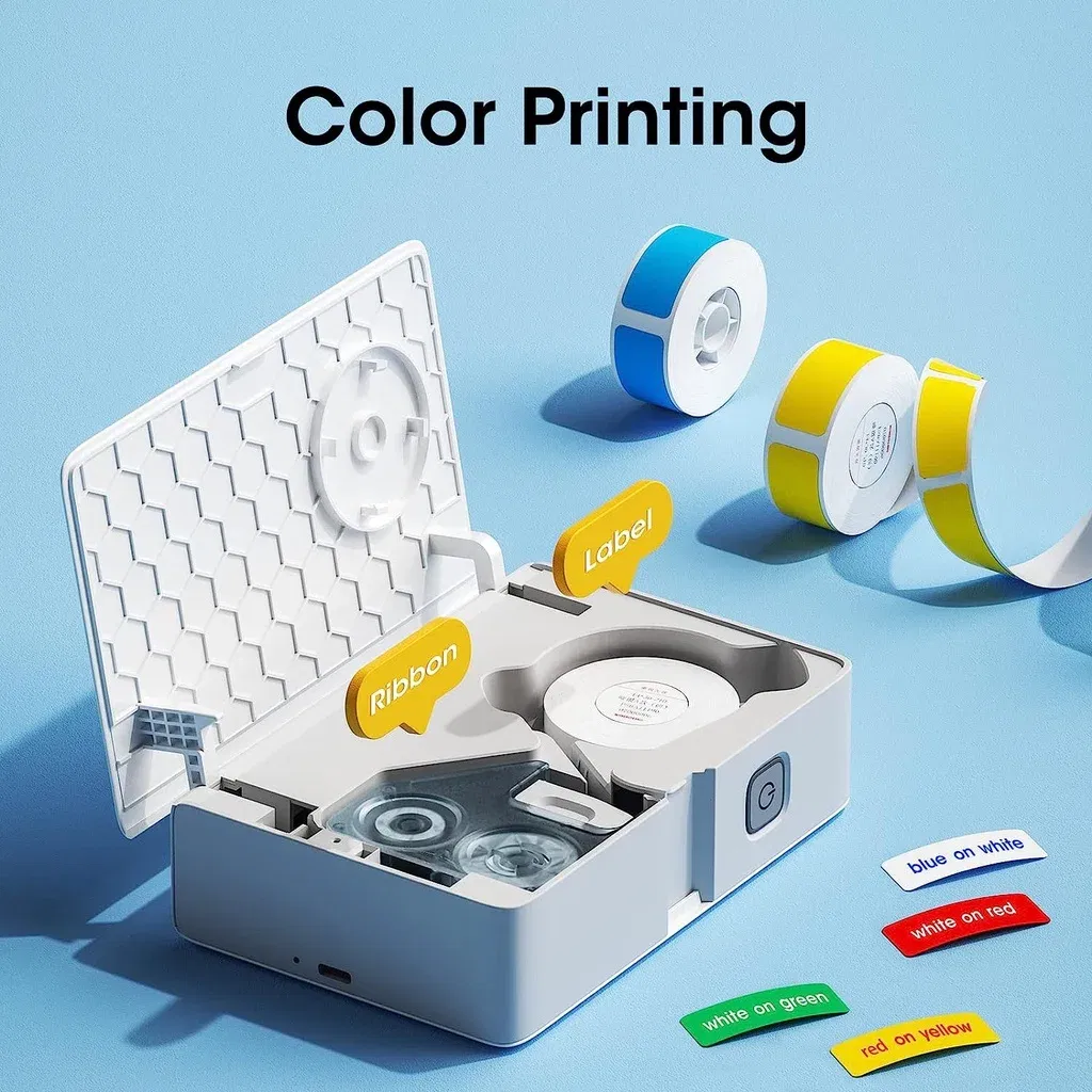 color: Yellow - NIIMBOT B18 Printer label,Tapes for Thermal Transfer Label Printer/Color label ,  for a long time without fading,14x30mm series.