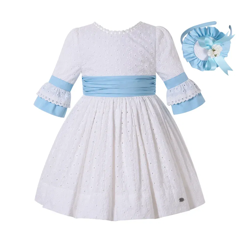 Color: green, Kid Size: 5 - Pettigirl New Summer Casual White Dresses for Girls Kids Childrens Sister Brother Matching Outfits Sizes 2345681012 Years