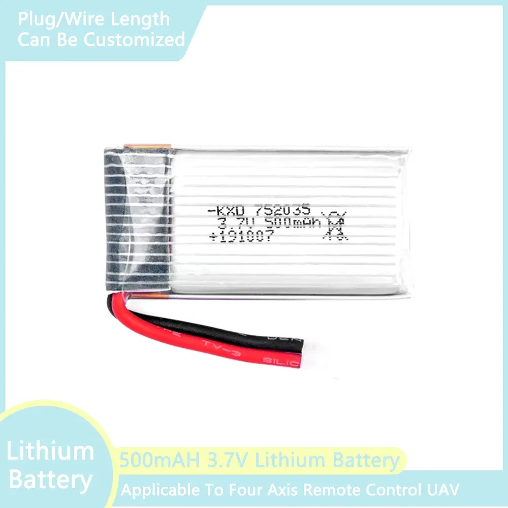 Color: light green - Suitable For Remote Control Aircraft 3.7V 500mAh 300mAh 250mAh 160mAh RC Aircraft Rechargeable Liion Battery
