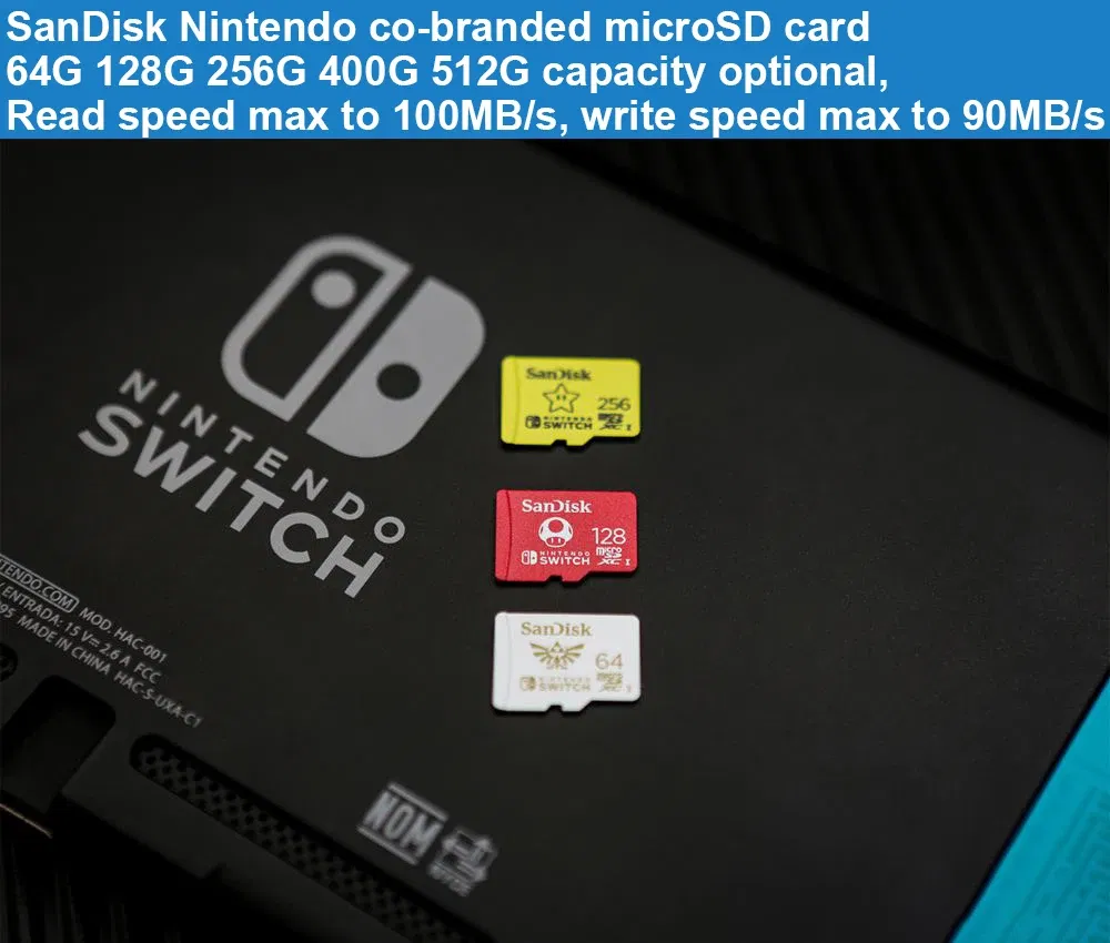 Capacity: 128GB - SanDisk Micro SD Memory Card 100% Original C10 U1 U3 4K HD Trans Flash Cards for Camera GoPro DJI Nintendo Switch MicroSDXC Card