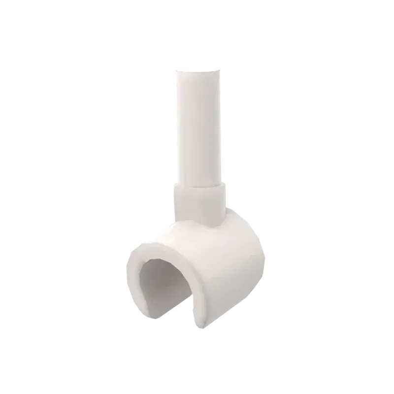 Color: WHITE - 10PCS 3820/983 Parts Minifig Hand Building Blocks 100% Compatible DIY Bricks Toys