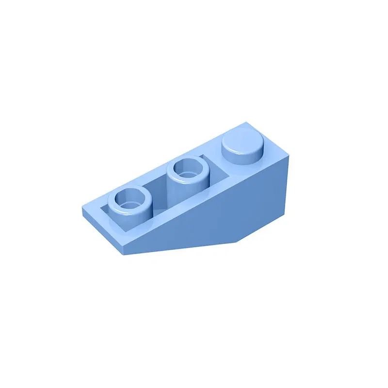 Color: plum - Gobricks GDS-596 Slope, Inverted 33 3 x 1 compatiblewith lego 4287 pieces of children's toys Assembles Building Blocks Technical