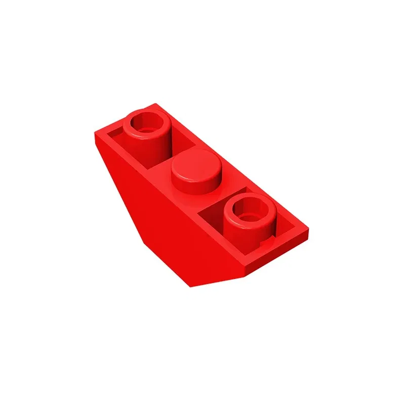 Color: plum - Gobricks GDS-984 Slope, Inverted 45 3 x 1 Double compatible with lego 18759 2341 DIY Educational Building Blocks Technical