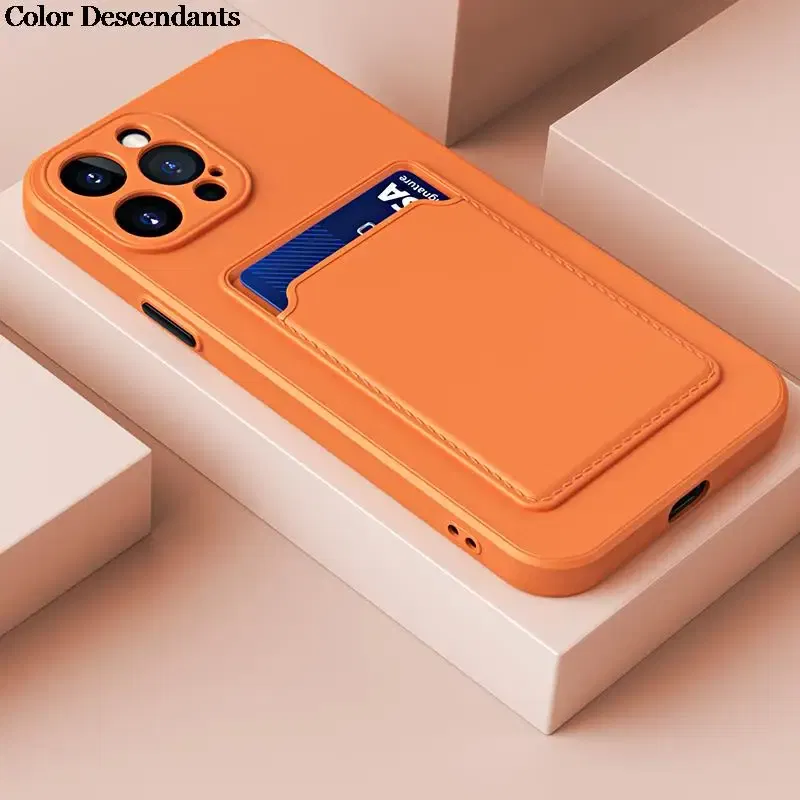 Color: Clear, Material: ABS - Card Holder Wallet Case For Samsung A53 5G Cases For Samsung Galaxy A53 A 53 53A Shockproof Liquid Silicone Cover