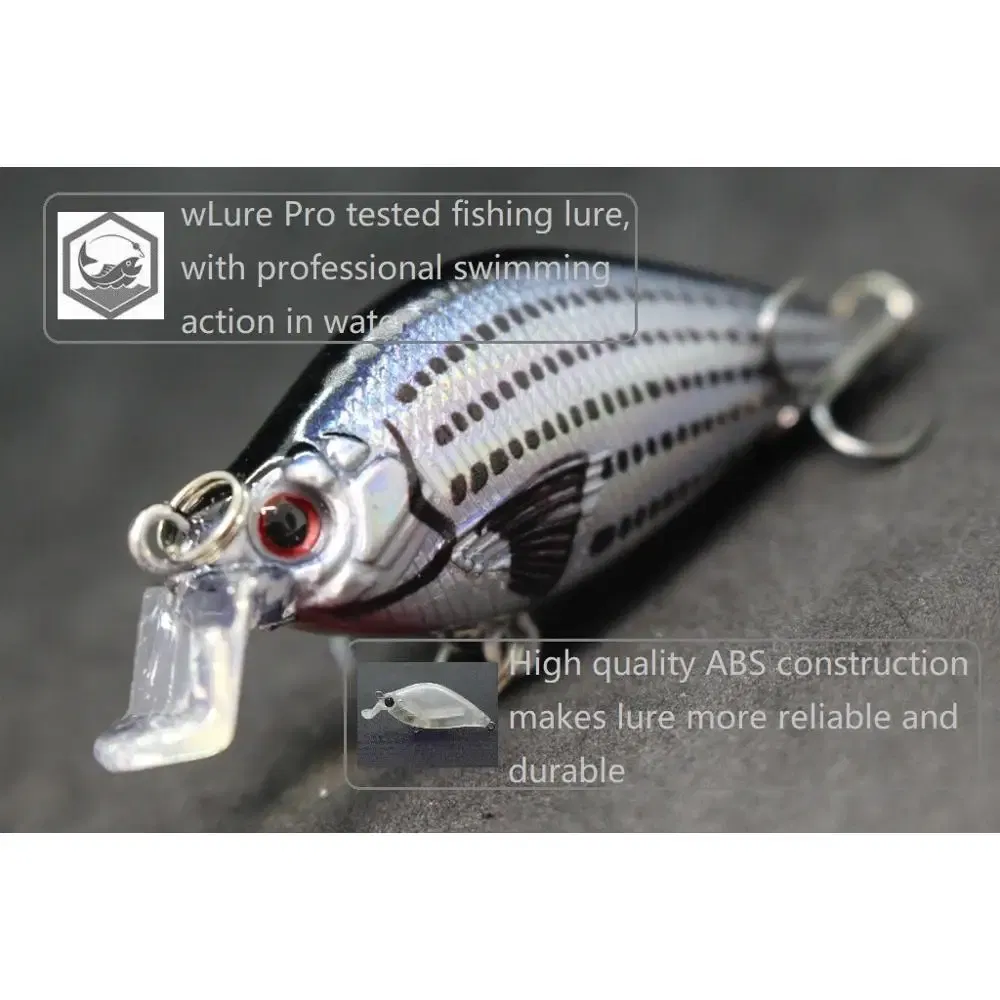 Color: Peachpuff - wLure Fishing Lures 6.4cm 8.6g Crankbait Wobbler Hard Bait Pike Fishing Carp Artificial Bait 2023 Colors Fake Lure C503