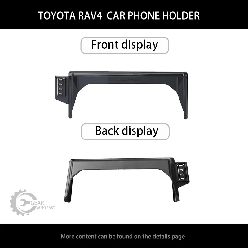 Color: green - For Toyota RAV4 XA50 2019 2020 2021 2022 Screen Car Mobile Phone Holder GPS Bracket Gravity Mount Support Auto Stand Accessories