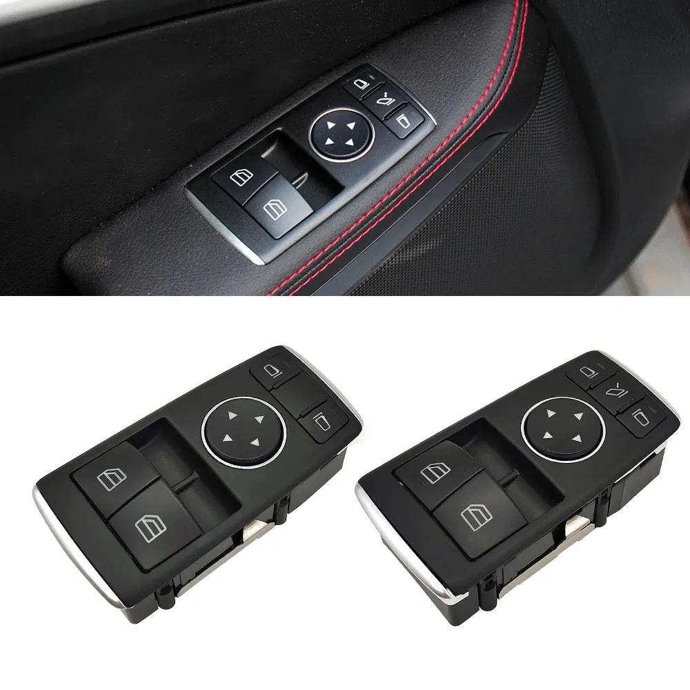 Color: Red, Ships From: CHINA - For W204 W172 W231 Electric Power Master Window Switch Button For Mercedes Benz C SL SLK Class C200 C260 C63 SL400 1729506900