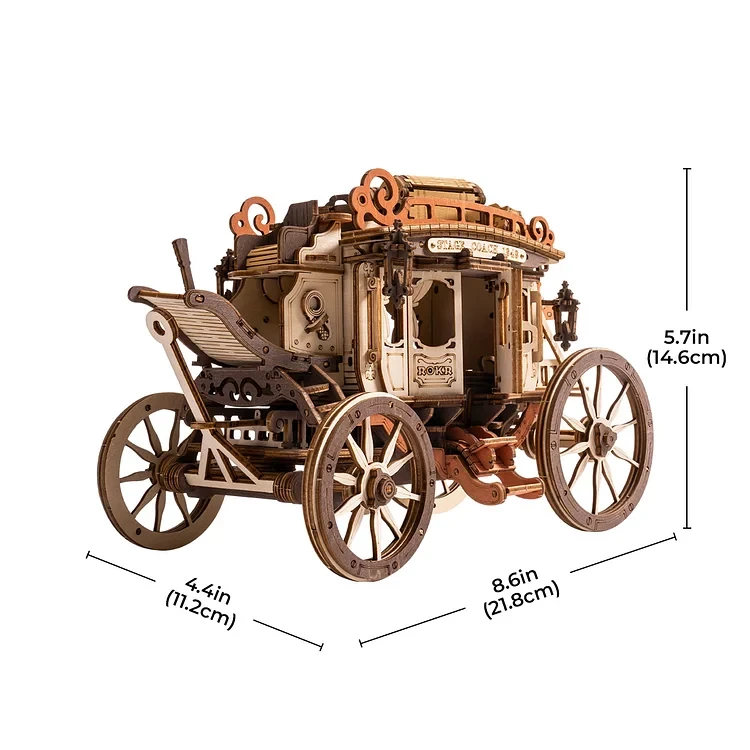 Mechanical Music Box 3D Wooden Puzzle